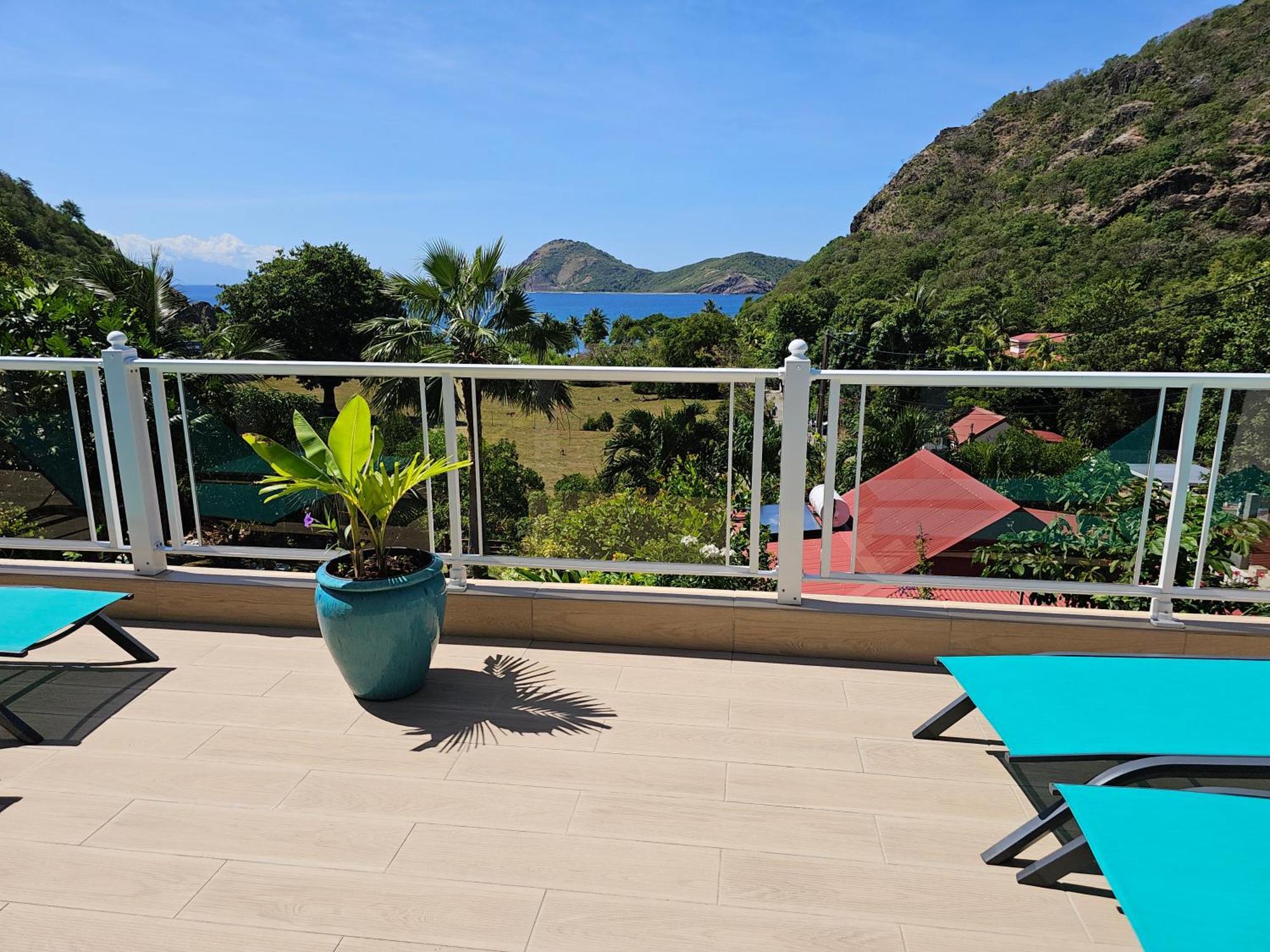 Villa Celyote - Haut De Villa, Vue Mer, A 150M De La Plage Anse Figuier تير-دي-هوت المظهر الخارجي الصورة