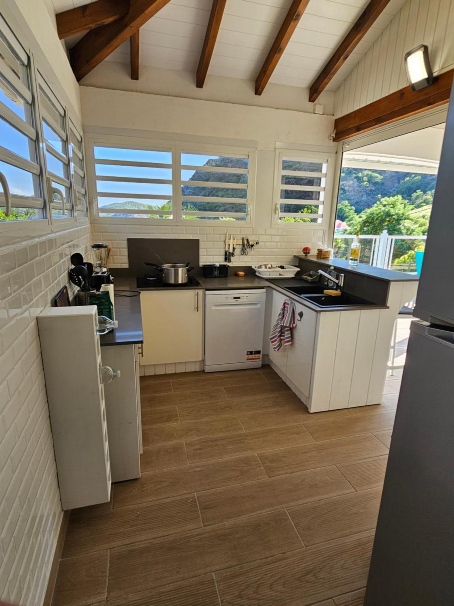 Villa Celyote - Haut De Villa, Vue Mer, A 150M De La Plage Anse Figuier تير-دي-هوت المظهر الخارجي الصورة